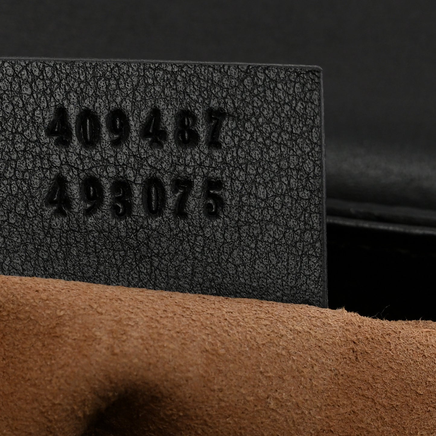 GG Supreme Monogram Calfskin Small Padlock Shoulder Bag Beige Black Cuir