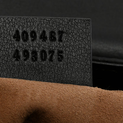 Gucci GG Supreme Monogram Calfskin Small Padlock Shoulder Bag Beige Black Cuir 7 of 11