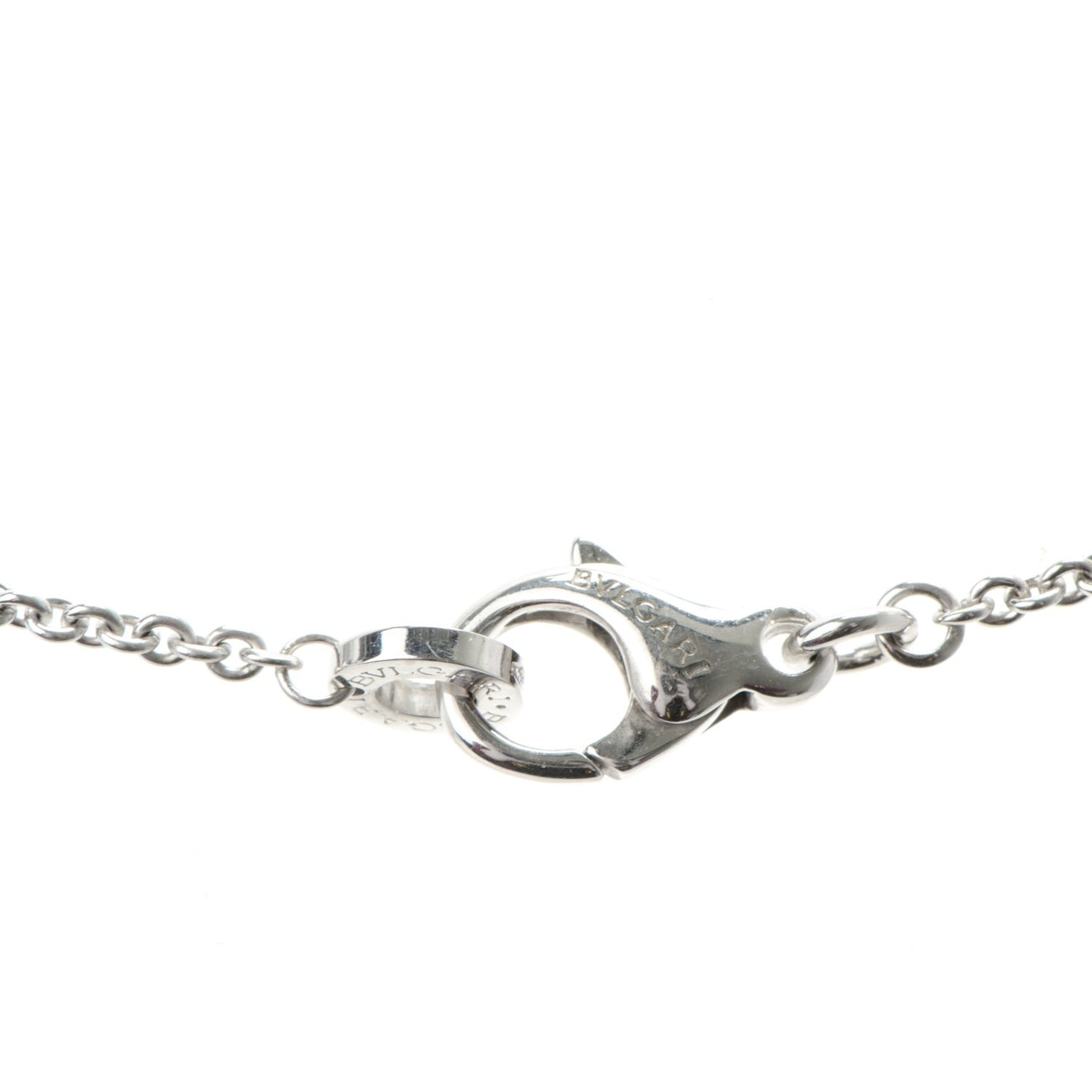 BULGAR 18K White Gold Adjustable B.Zero1 Pendant Necklace