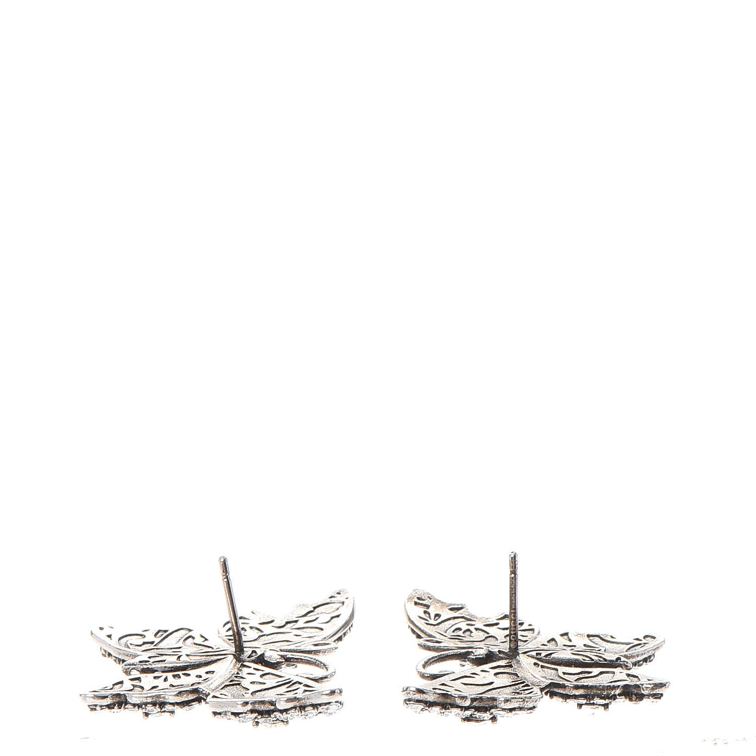Gucci Crystal Butterfly Stud Earrings 3 of 6