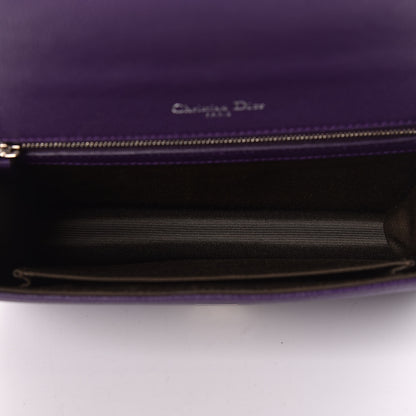 Christian Dior Grained Calfskin Medium Diorama Flap Bag Purple 7 of 10
