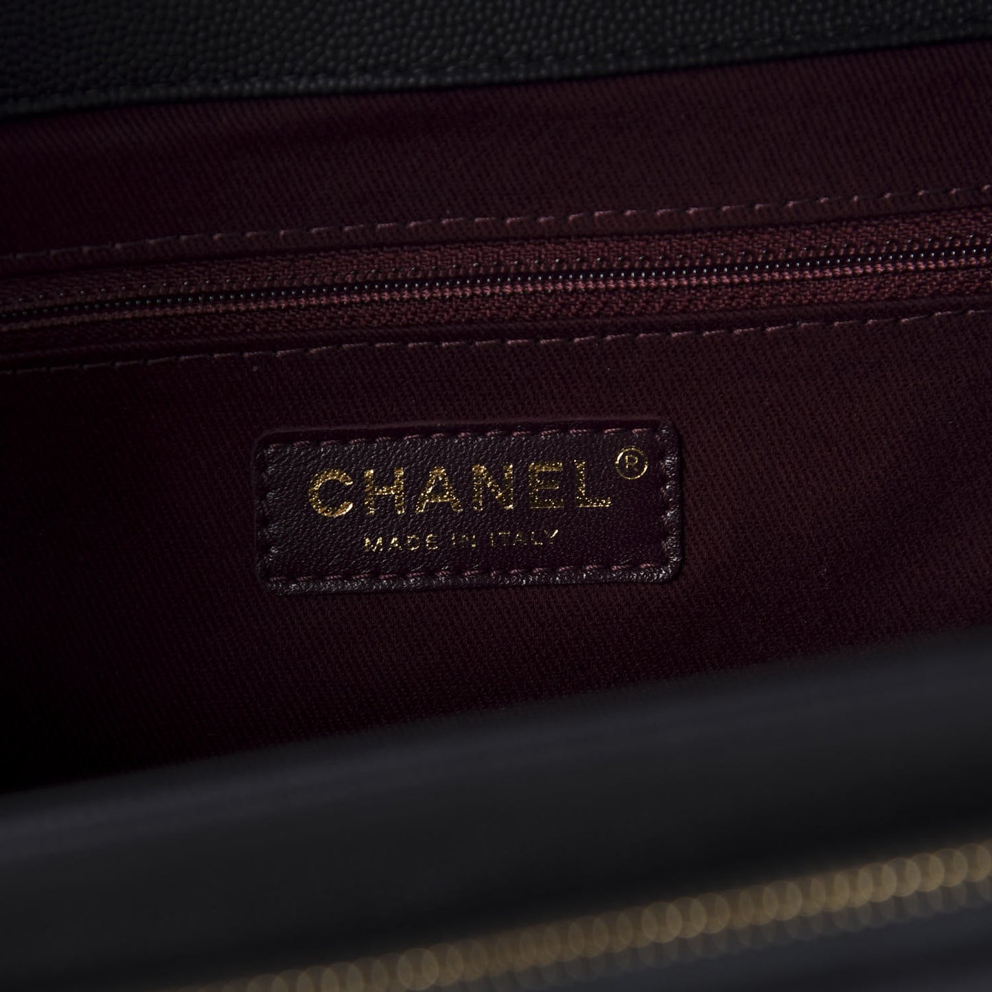 Caviar Quilted Large Business Affinity Flap Black