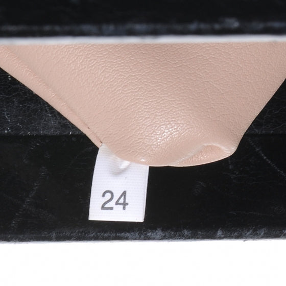 Prada Vitello Shine Borsa Cerniera Black Talco 7 of 11