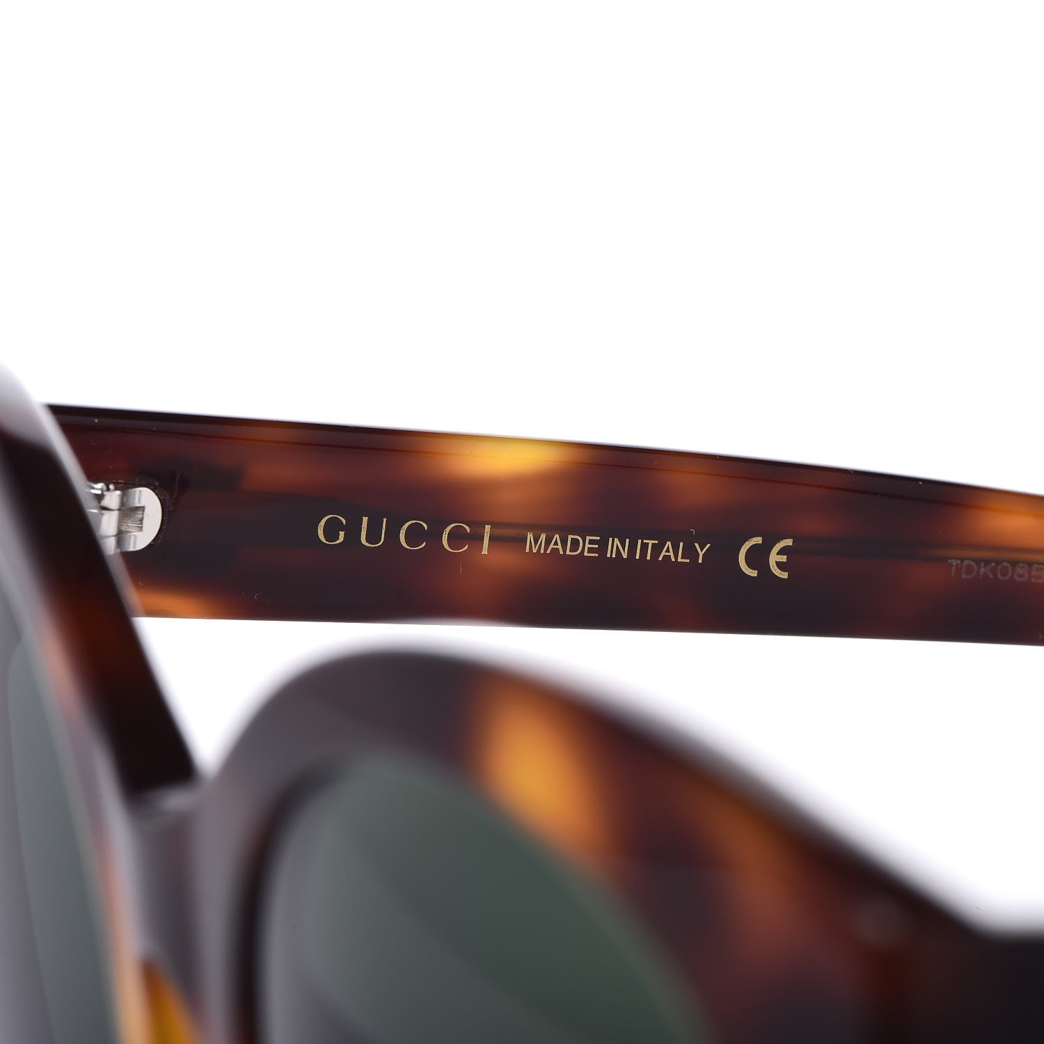 Gucci Round GG Sunglasses GG0028SA Tortoise 6 of 7