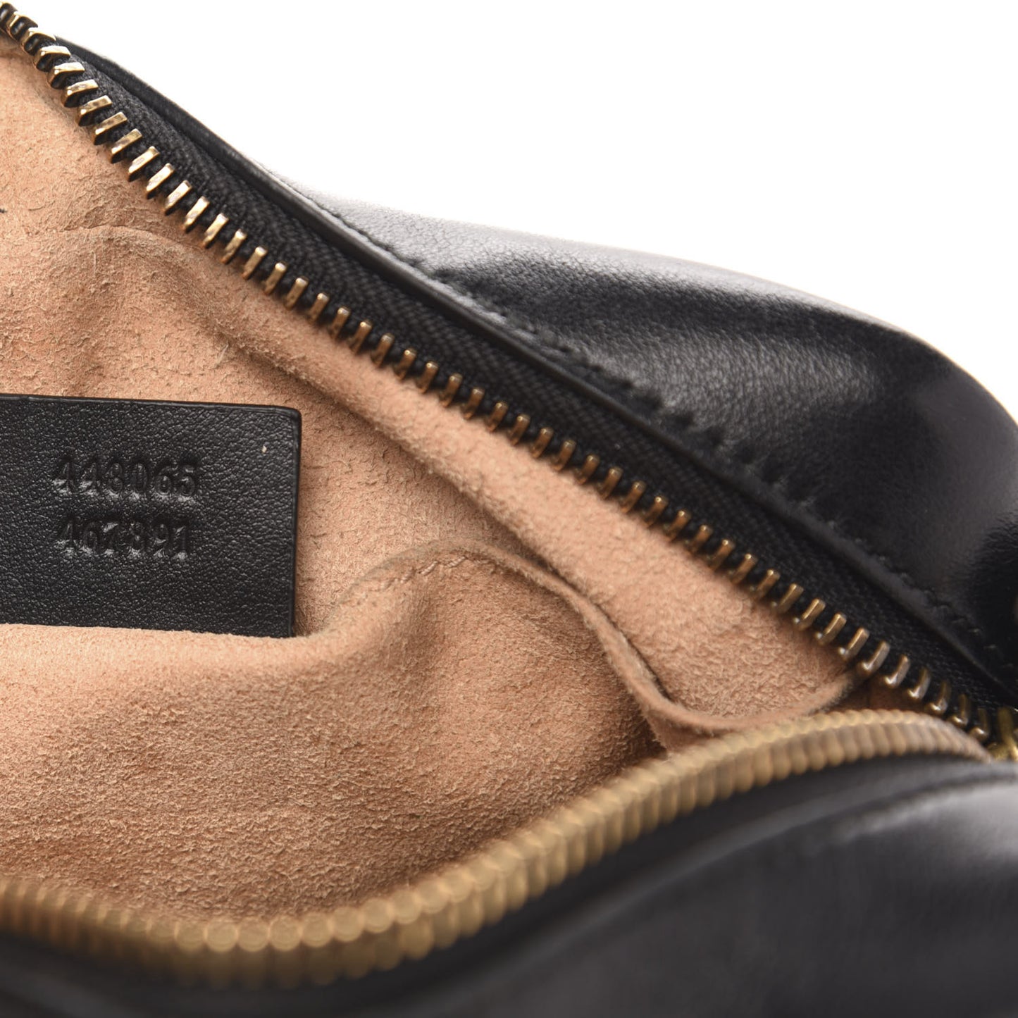 Calfskin Matelasse Mini GG Marmont Chain Shoulder Bag Black
