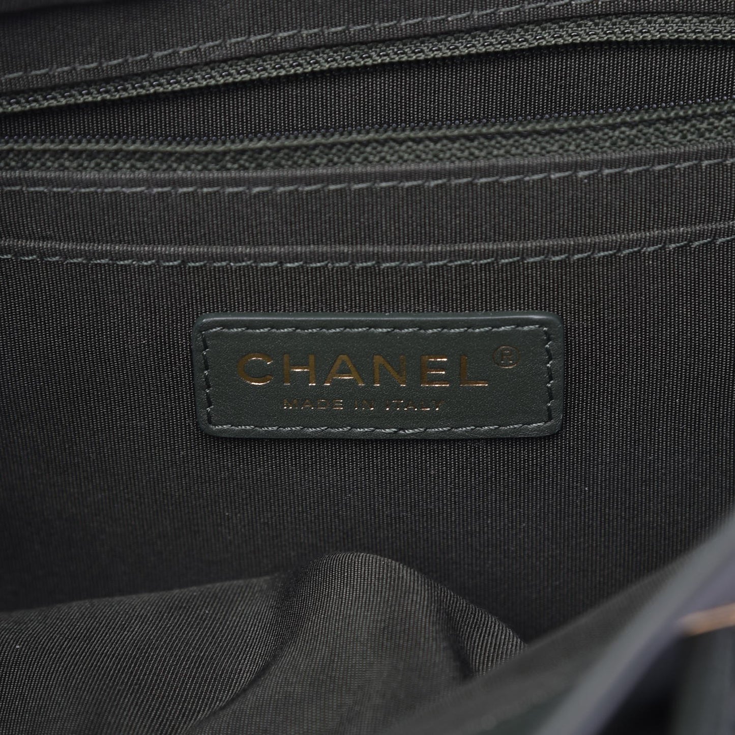 Lambskin Quilted Large Urban Spirit Backpack Dark Green