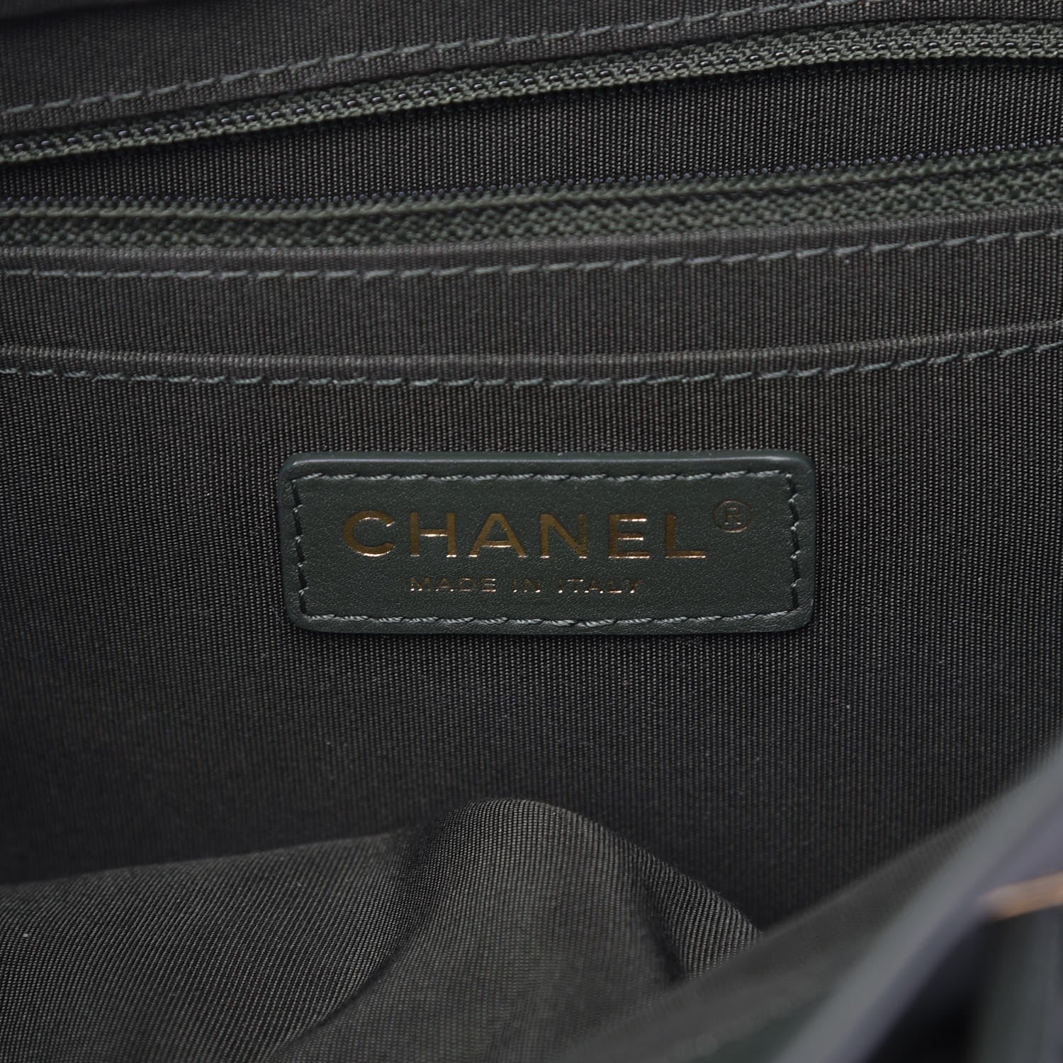 Chanel Lambskin Quilted Large Urban Spirit Backpack Dark Green 6 of 9