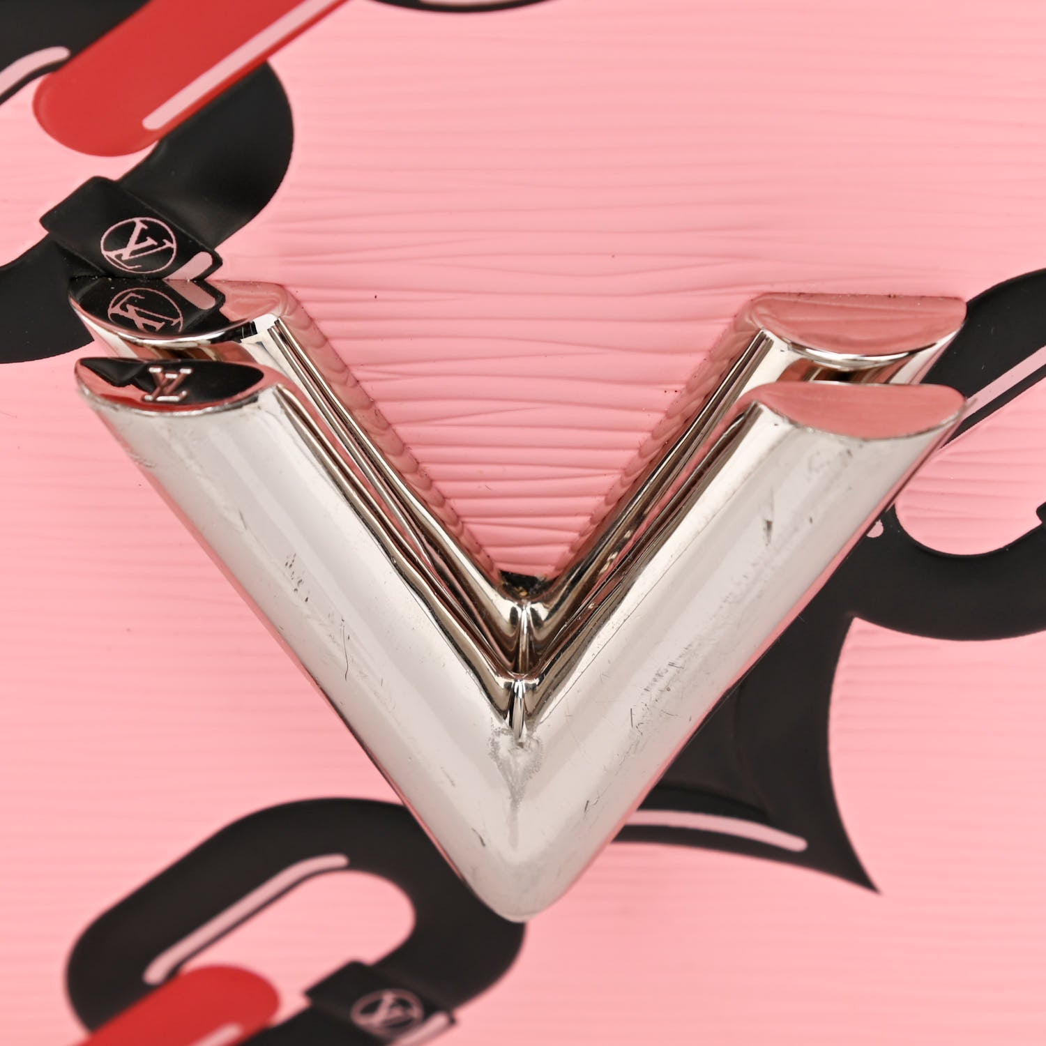 Louis Vuitton Epi Chain Flower Twist Shoulder Bag MM Pink 12 of 12