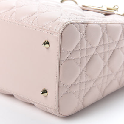 Christian Dior Lambskin Cannage Medium Lady Dior Light Pink 6 of 9