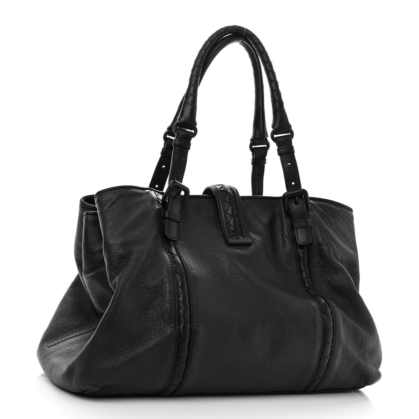 Nappa Roma Tote Black
