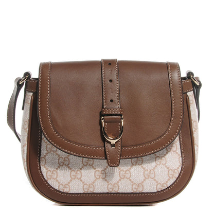 Gucci GG Supreme Monogram Small Nice Messenger Bag Brown 1 of 9