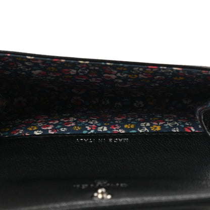 Chanel Goatskin Camellia CC Flap Card Holder Black 5 of 8