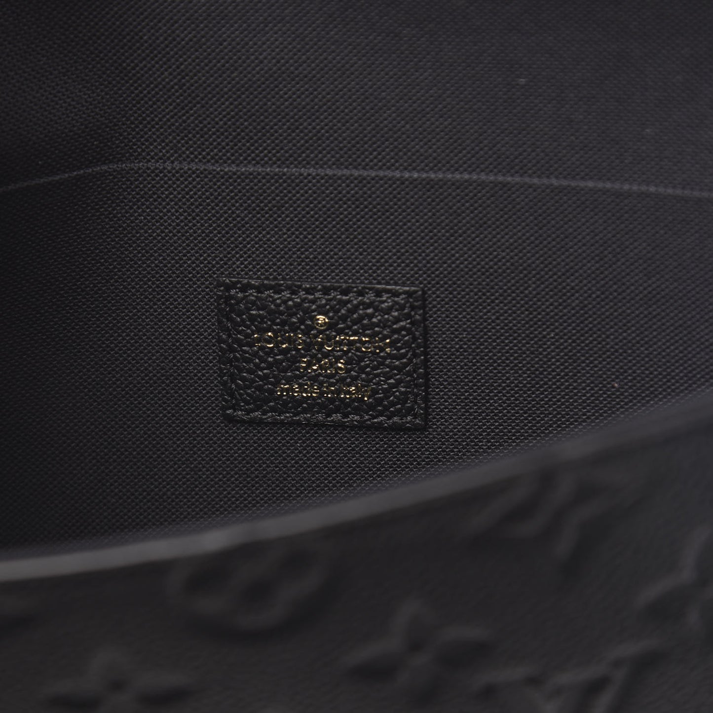 Empreinte Pochette Felicie Chain Wallet Black