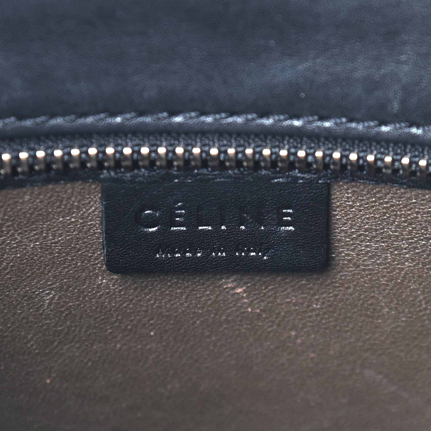 Celine Nubuck Smooth Calfskin Nano Tri-Color Luggage Royal Blue 6 of 9