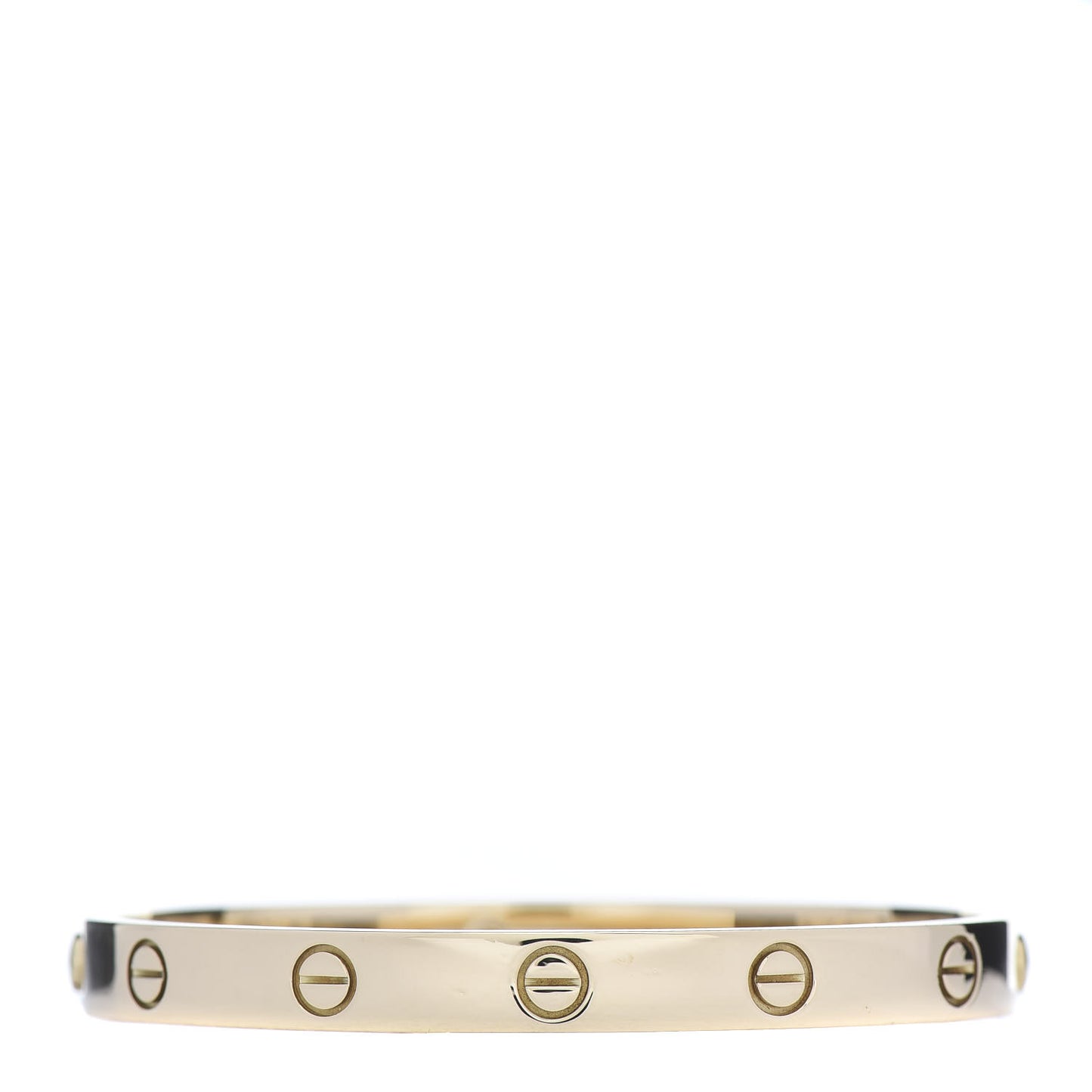 18K Yellow Gold LOVE Bracelet 17