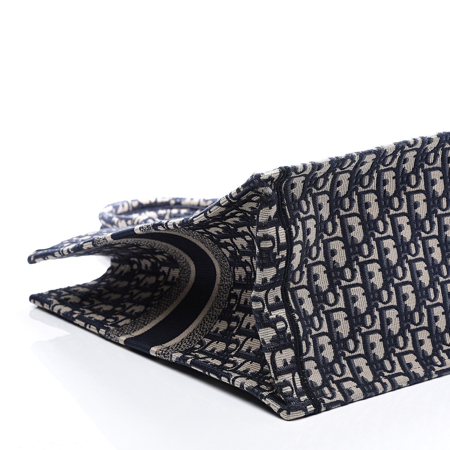 Christian Dior Oblique Book Tote Blue Multicolor 7 of 10