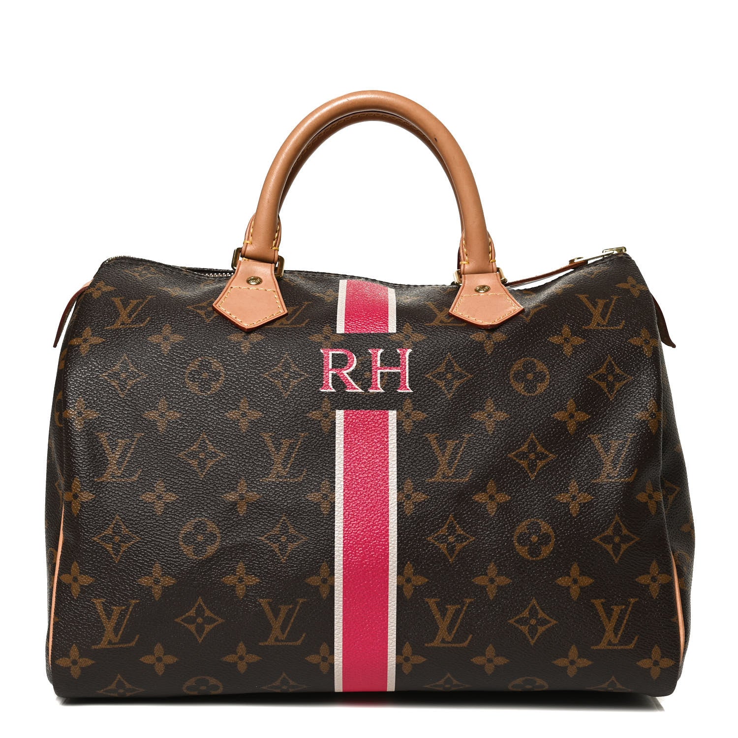 Louis Vuitton Monogram My LV Heritage Speedy 30 Fuchsia Ivory 1 of 10