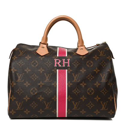 Louis Vuitton Monogram My LV Heritage Speedy 30 Fuchsia Ivory 1 of 10