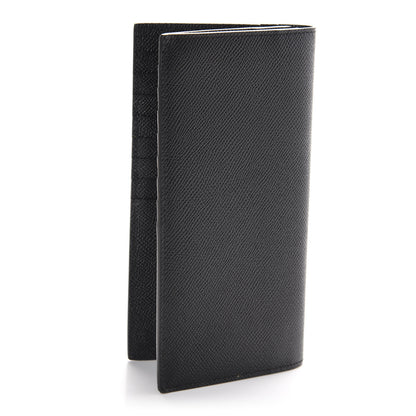 Burberry Grainy Calfskin Continental Flap Wallet Black 2 of 9