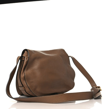 Chloe Calfskin Medium Marcie Round Crossbody Bag Nut 3 of 9