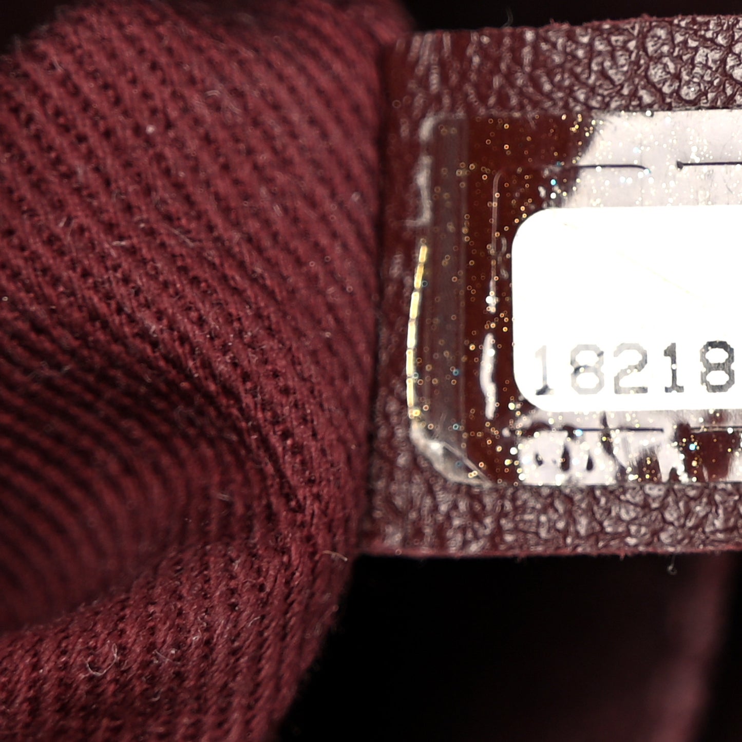 Crumpled Grained Calfskin Medium CC Crave Flap Bordeaux