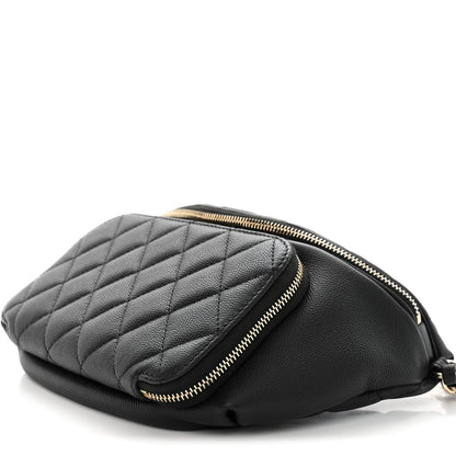 Chanel Caviar Quilted Business Affinity Waist Belt Bag Black 10 of 12