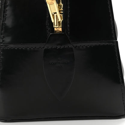 Louis Vuitton Lambskin Malletage Dora PM Black 9 of 9