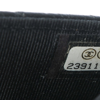 Chanel Aged Calfskin Quilted Lucky Charms 2.55 Reissue Wallet On Chain WOC Black 8 of 9