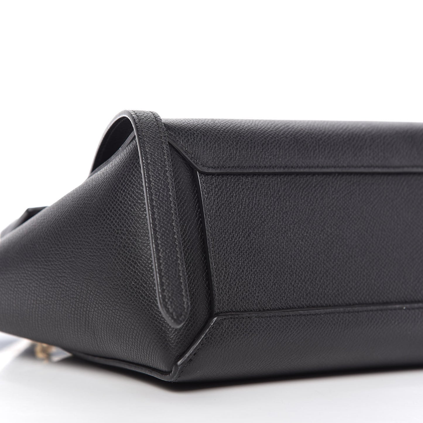 Grained Calfskin Nano Belt Bag Black