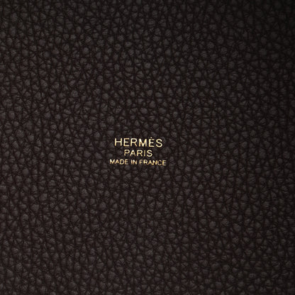 Hermes Taurillon Clemence Picotin Lock 18 PM Rouge Sellier 4 of 8
