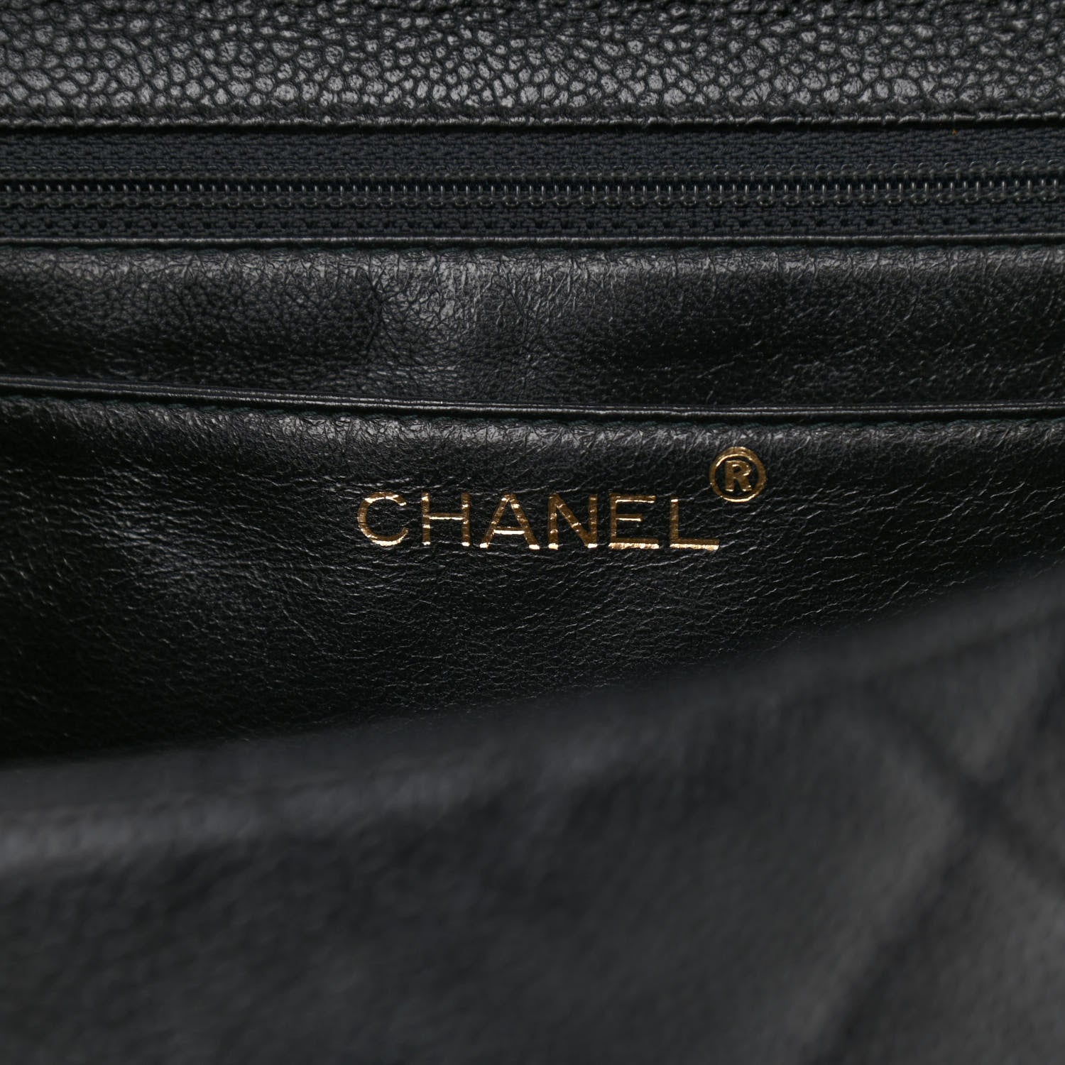 Chanel Caviar Quilted Jumbo Kelly Flap Black 5 of 9