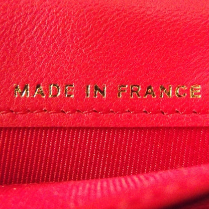 Chanel Lambskin Quilted Reissue Wallet Red 7 of 9