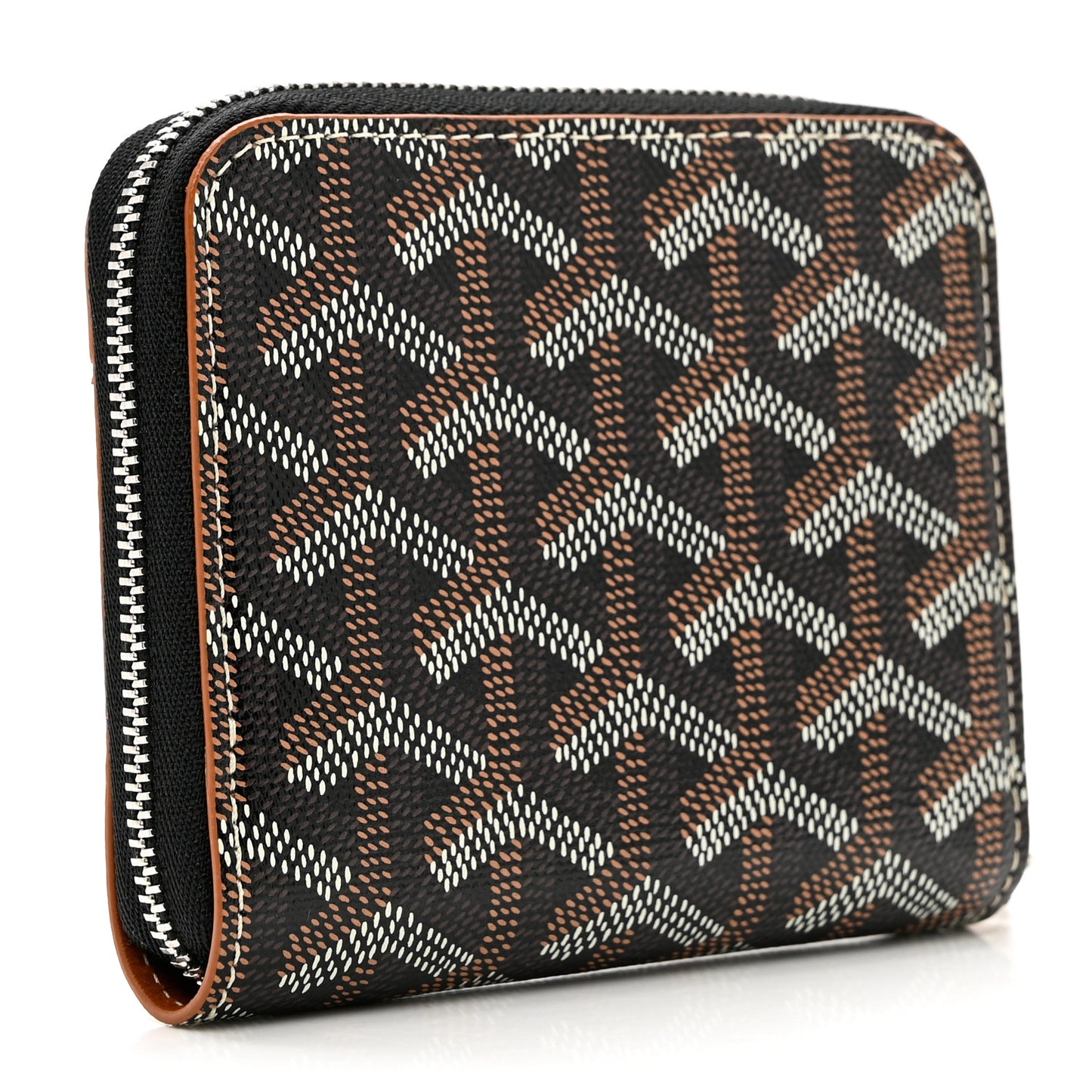 Goyardine Matignon PM Wallet Black Gold