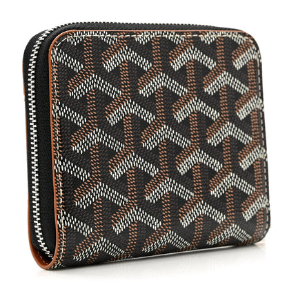 Goyard Goyardine Matignon PM Wallet Black Gold 3 of 7
