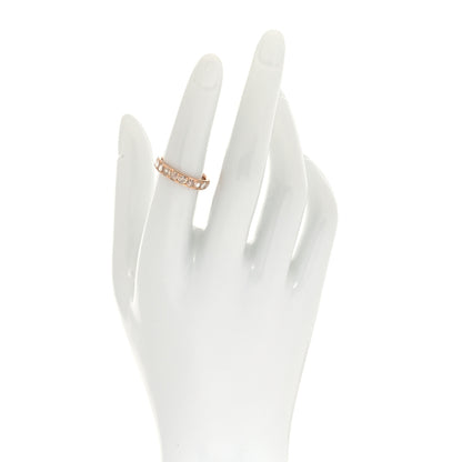 Tiffany 18K Rose Gold Diamond Metro Rose Cut Eternity Band Ring 52 6 2 of 5