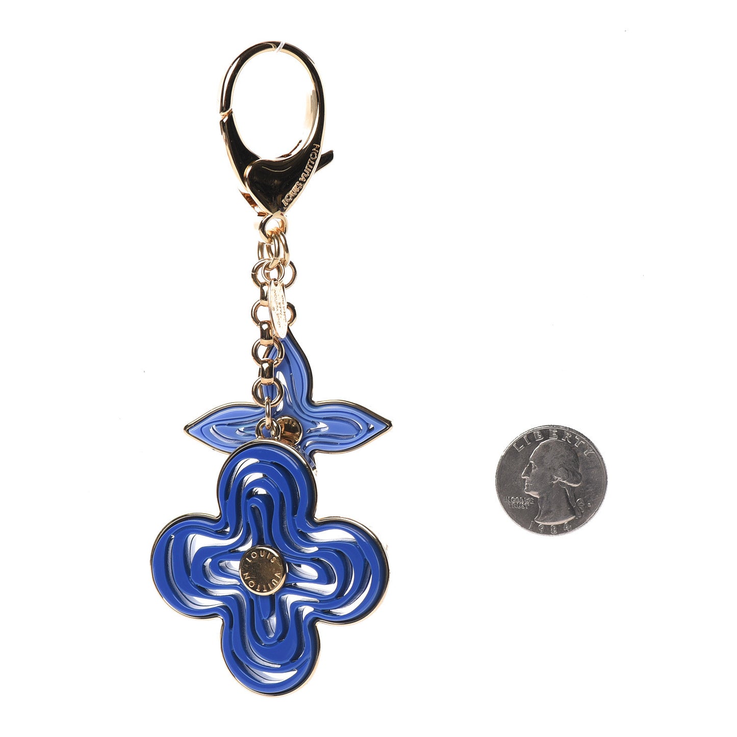 Resin Naif Bag Charm Blue