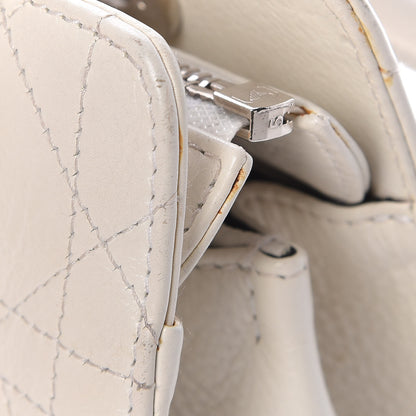 Christian Dior Calfskin Cannage Stitched East West Lady Dior White 11 of 29