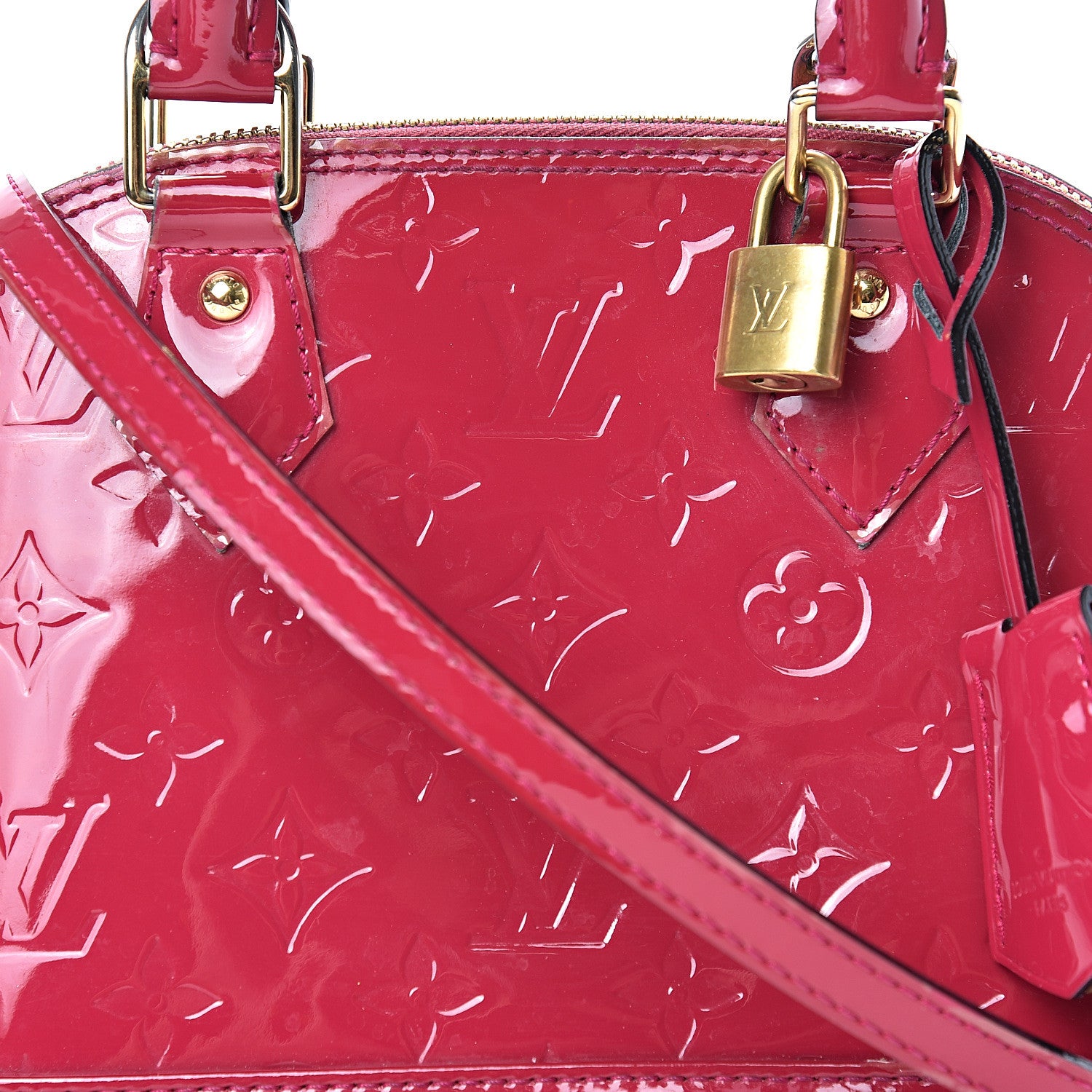 Louis Vuitton Vernis Alma BB Rose Indien 7 of 18