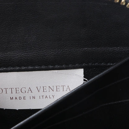 Bottega Veneta Nappa Intrecciato Zip Around Chain Wallet Nero Black 8 of 10