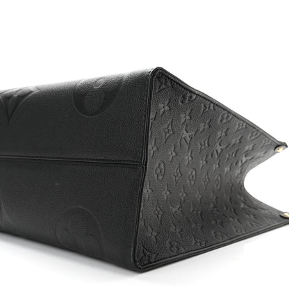 Louis Vuitton Empreinte Monogram Giant Onthego GM Black 9 of 9