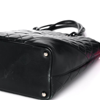Chanel Calfskin Quilted Medium Cambon Tote Black 9 of 15