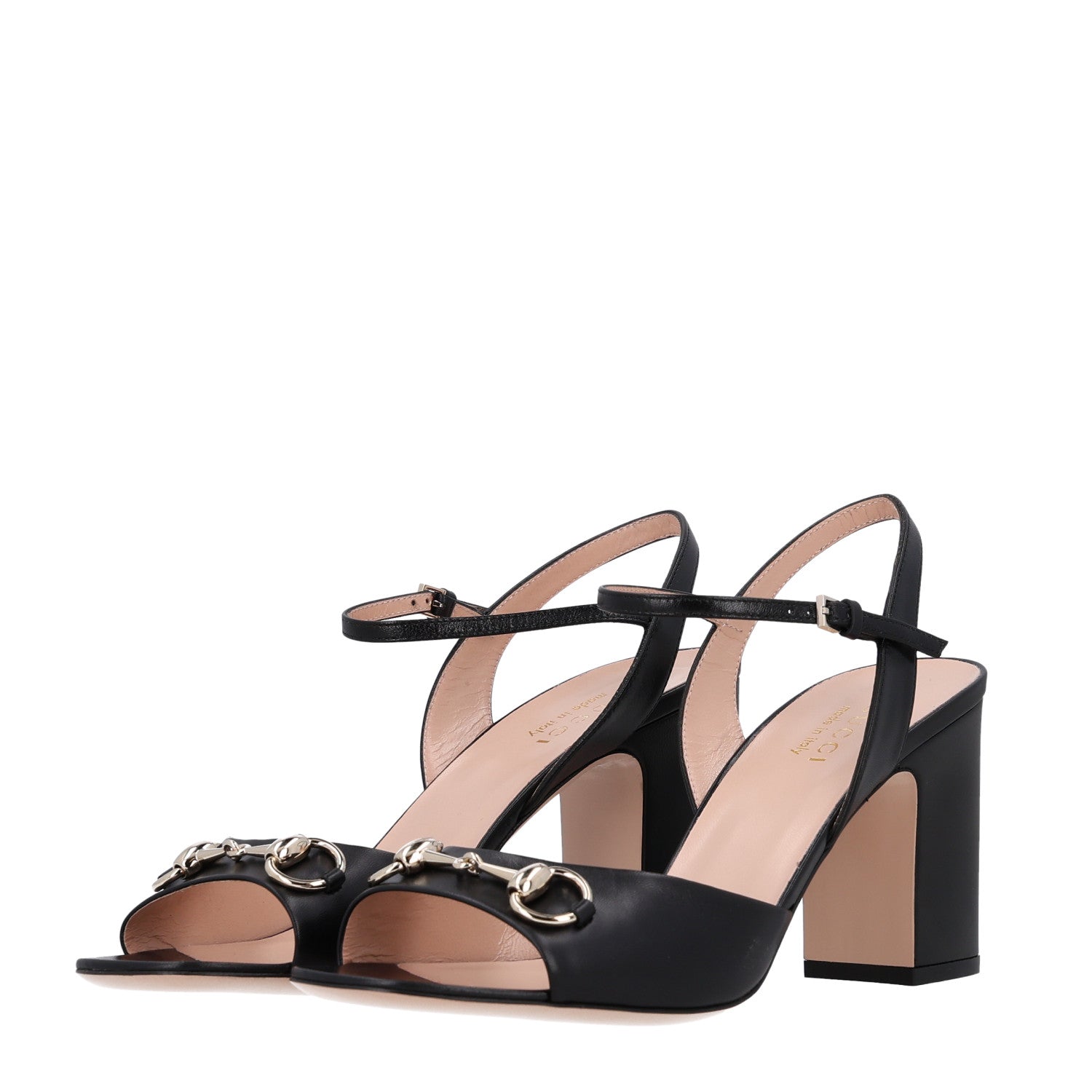 Gucci Malaga Kid Horsebit Lady 75mm Sandals 40.5 Black 4 of 10