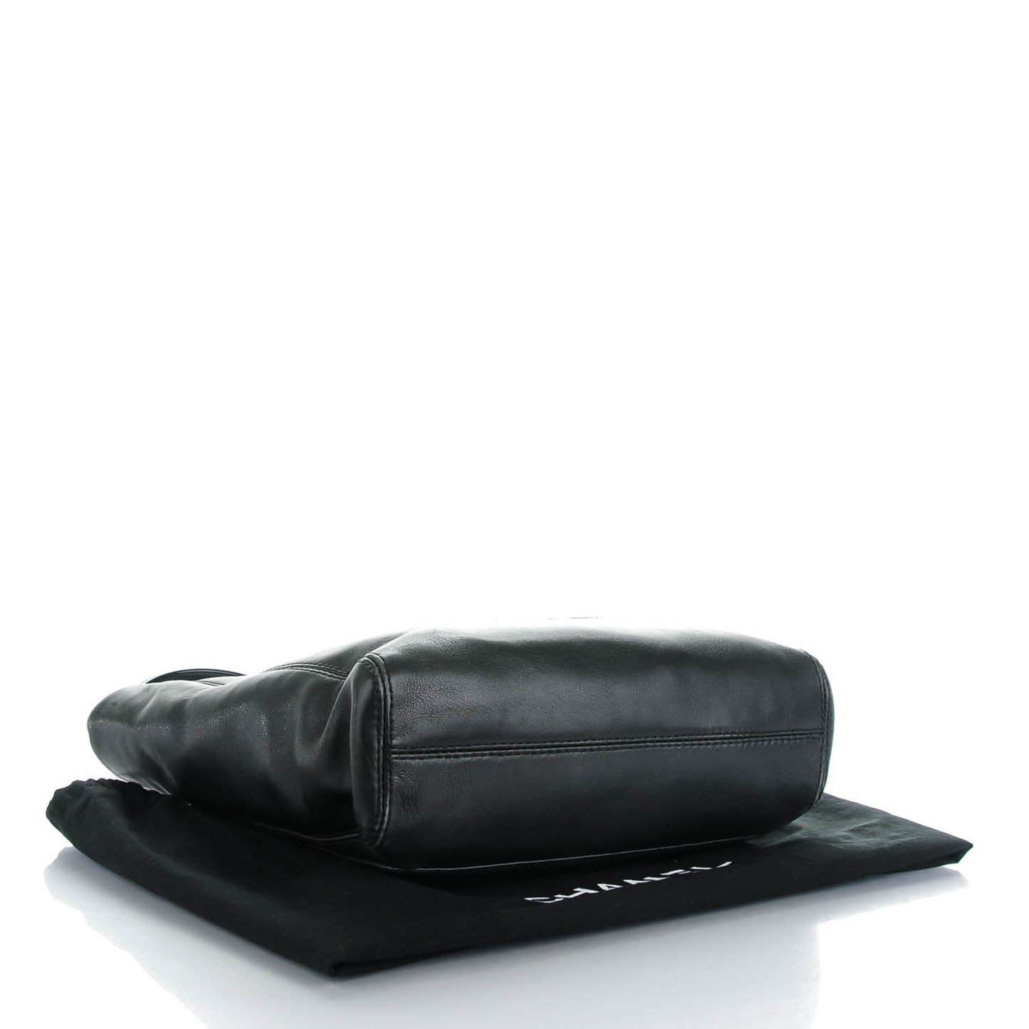 Lambskin Chain CC Small Tote Black