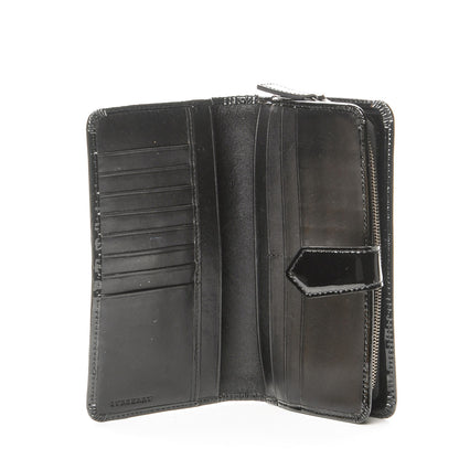 Burberry Supernova Check Penrose Continental Wallet Black 5 of 10
