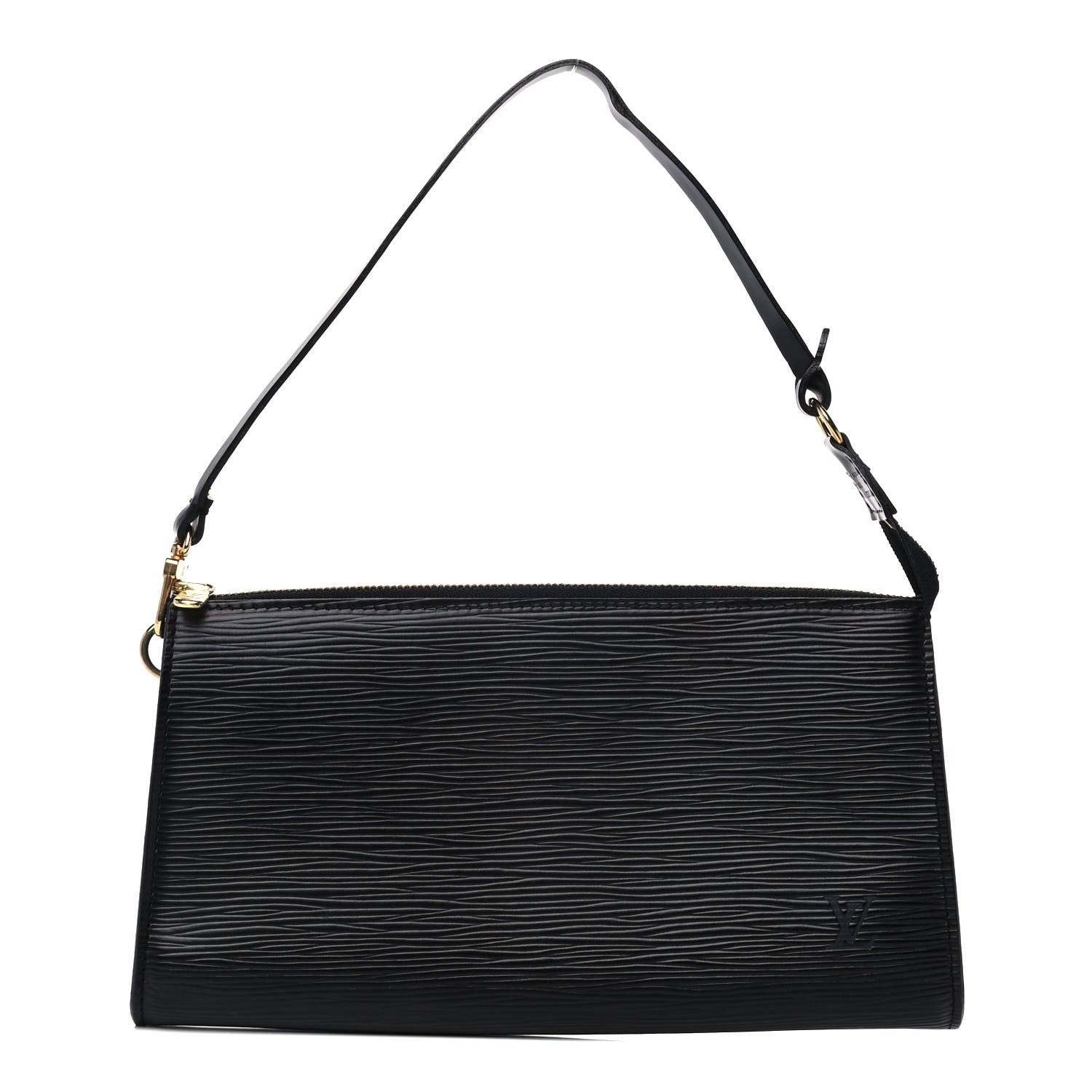 Louis Vuitton Epi Pochette Accessories 24 Black 1 of 9