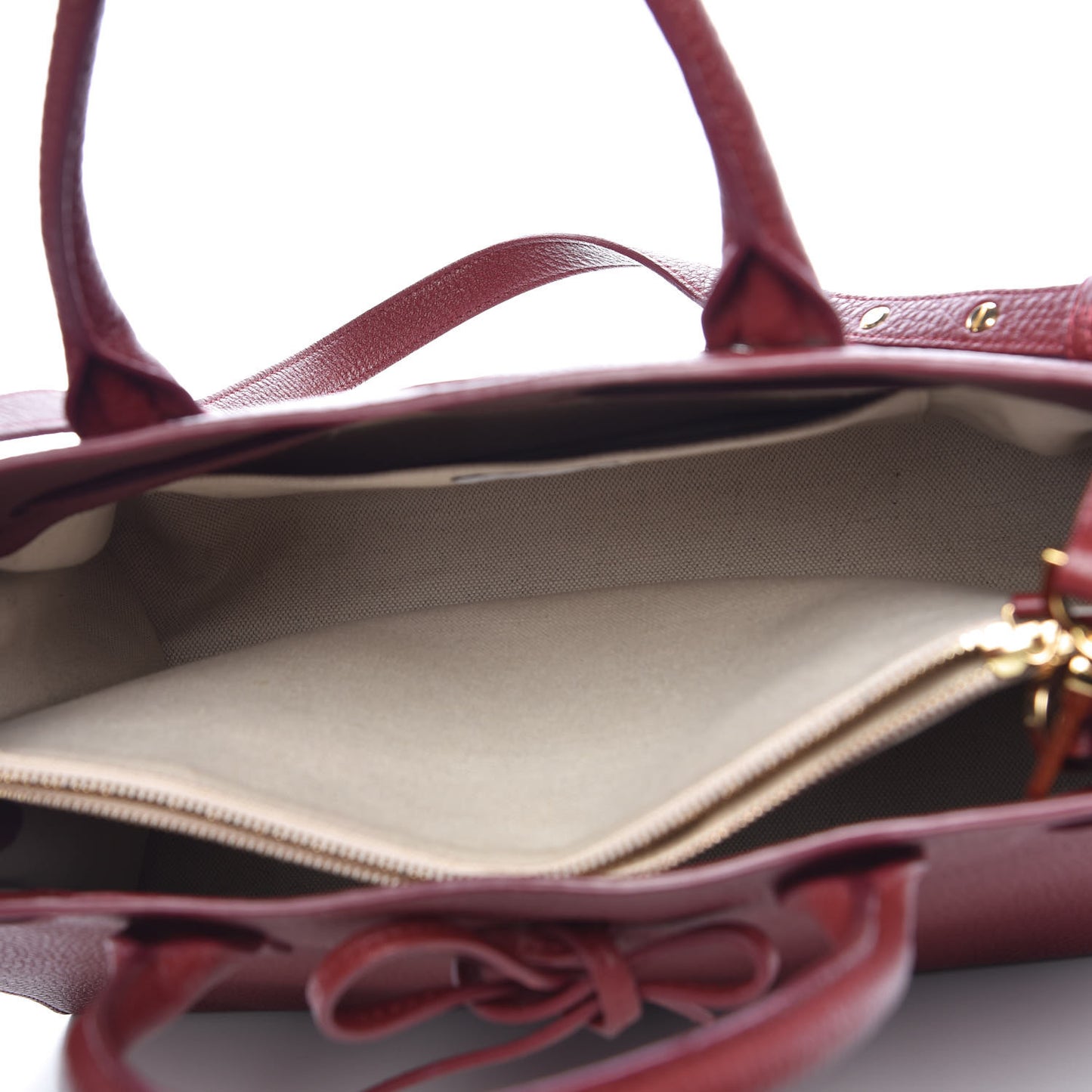 Tumbled Calfskin Large Sun Bag Rococo