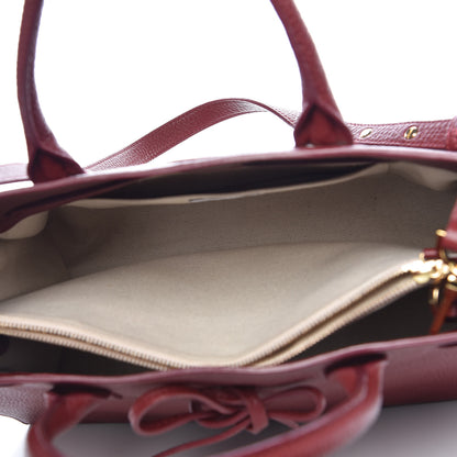 Mansur Gavriel Tumbled Calfskin Large Sun Bag Rococo 6 of 12