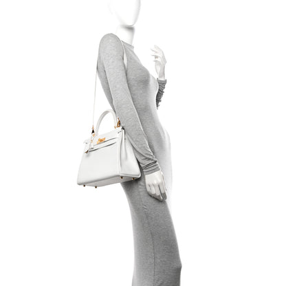 Hermes Evercolor Kelly Retourne 28 White 2 of 12