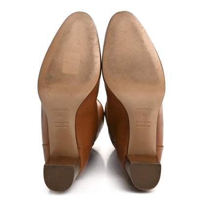 Hermes Heritage Calfskin Story Boots 39 Naturel 5 of 10