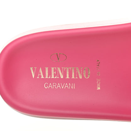 Valentino Garavani Nappa Free Rockstud Spike Slide Sandals 40 Shadow Pink 6 of 7